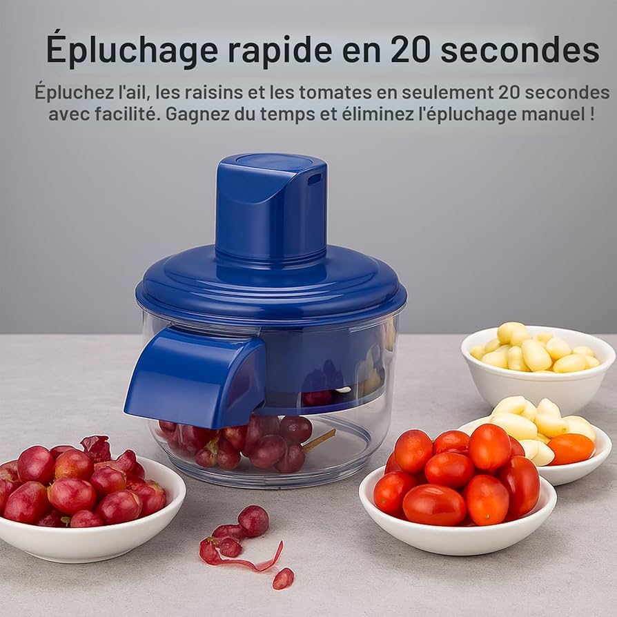 Machine à Éplucher Électrique Automatique - Éplucheur Fruits et Légumes Rapide