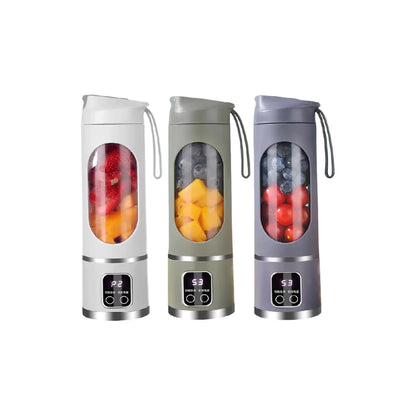 Blender Portable Rechargeable USB avec LED - Mixeur Smoothie 380ml Sans Fil