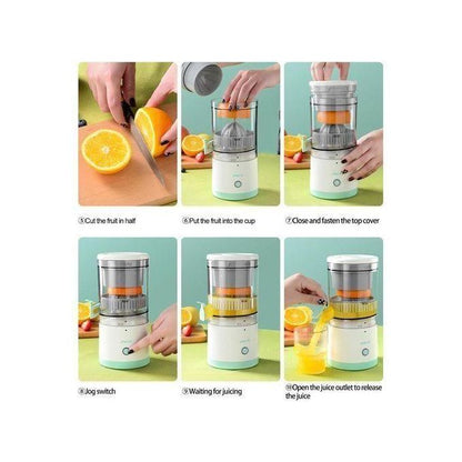 Extracteur de Jus Électrique Portable 500W - Jus Frais Maison en 1 Minute