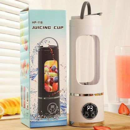 Blender Portable Rechargeable USB avec LED - Mixeur Smoothie 380ml Sans Fil