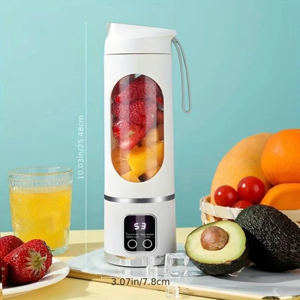 Blender Portable Rechargeable USB avec LED - Mixeur Smoothie 380ml Sans Fil