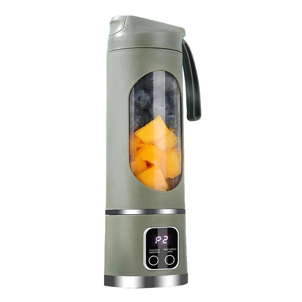 Blender Portable Rechargeable USB avec LED - Mixeur Smoothie 380ml Sans Fil