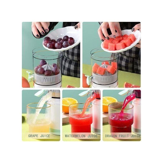 Extracteur de Jus Électrique Portable 500W - Jus Frais Maison en 1 Minute